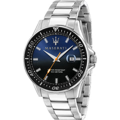 Maserati SFIDA Quartz Bue Dial  Stainless Steel Watch For Men - R8853140001 Watches Maserati   