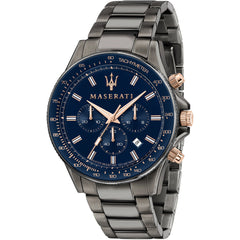 Maserati SFIDA Chronograph Blue Dial Stainless Steel Watch For Men - R8873640001 Watches Maserati   