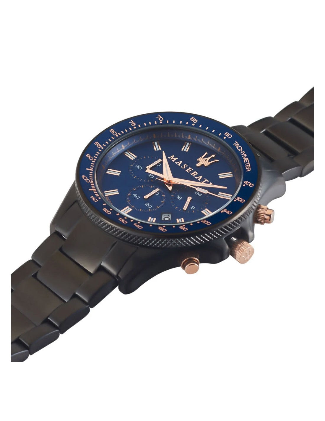 Maserati SFIDA Chronograph Blue Dial Stainless Steel Watch For Men - R8873640001 Watches Maserati   