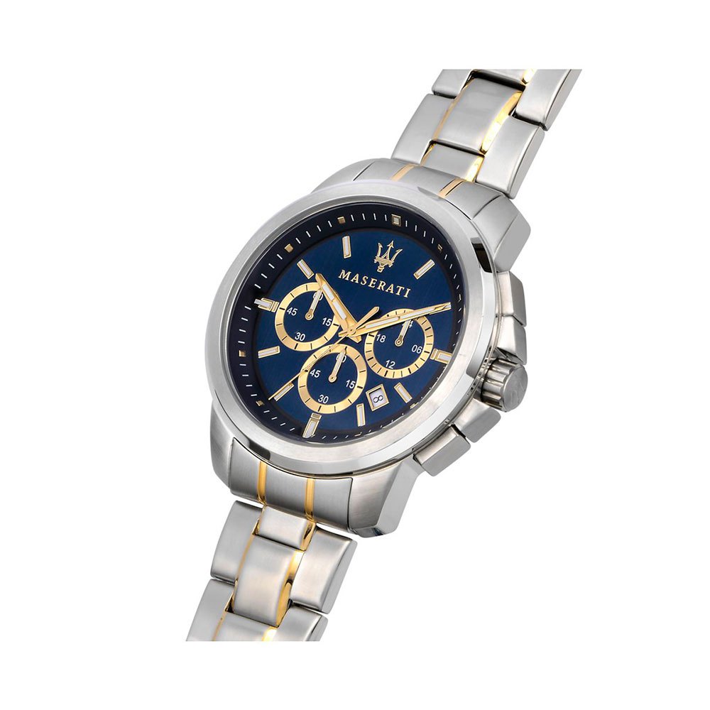 Maserati Successo 44mm Chronograph Quartz Blue Dial Watch For Men - R8873621016 Watches Maserati   