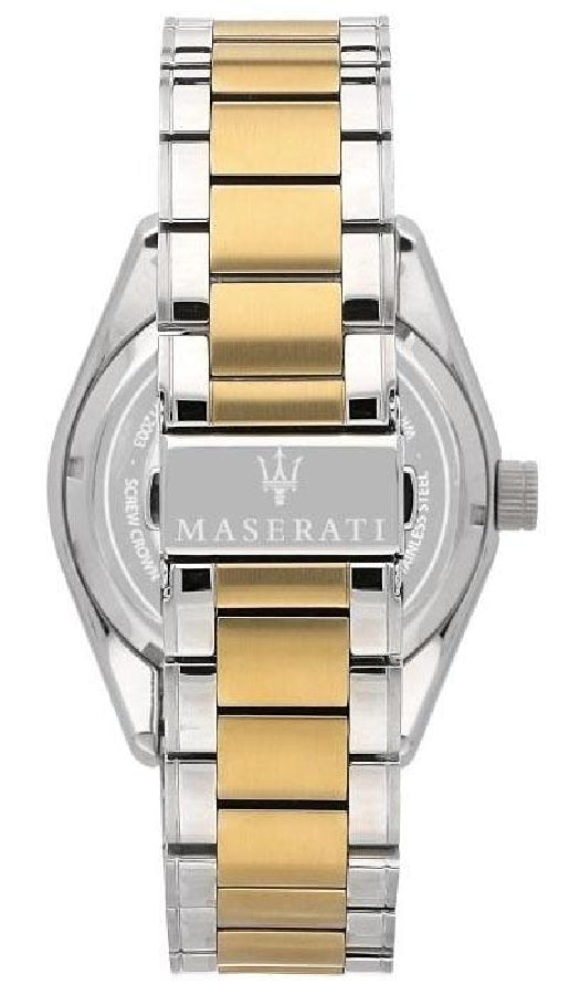 Maserati Traguardo Automatic White Skeleton Dial Stainless Steel Watch For Men - R8823112003 Watches Maserati   