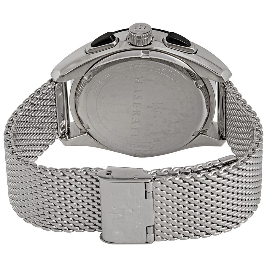 Maserati Traguardo Mesh Bracelet Stainless Steel Watch For Men - R8873612005 Watches Maserati   