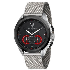 Maserati Traguardo Mesh Bracelet Stainless Steel Watch For Men - R8873612005 Watches Maserati   