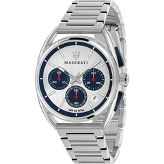 Maserati Trimarano Chronograph Silver Dial Silver Stainless Steel Strap Watch For Men - R8873632001 Watches Maserati   