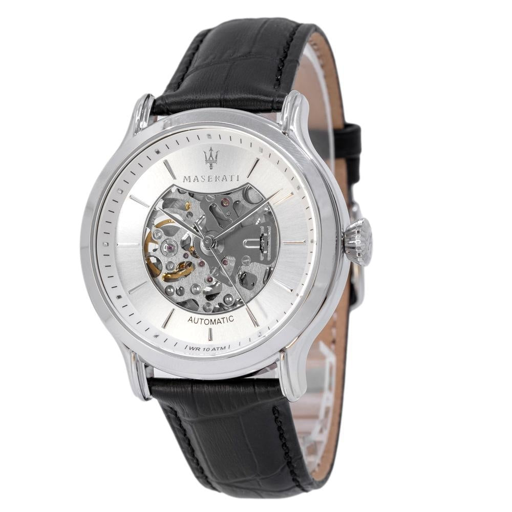 Maserati Epoca Automatic Skeleton Mechanical Silver Dial Watch For Men - R8821118003 Watches Maserati   