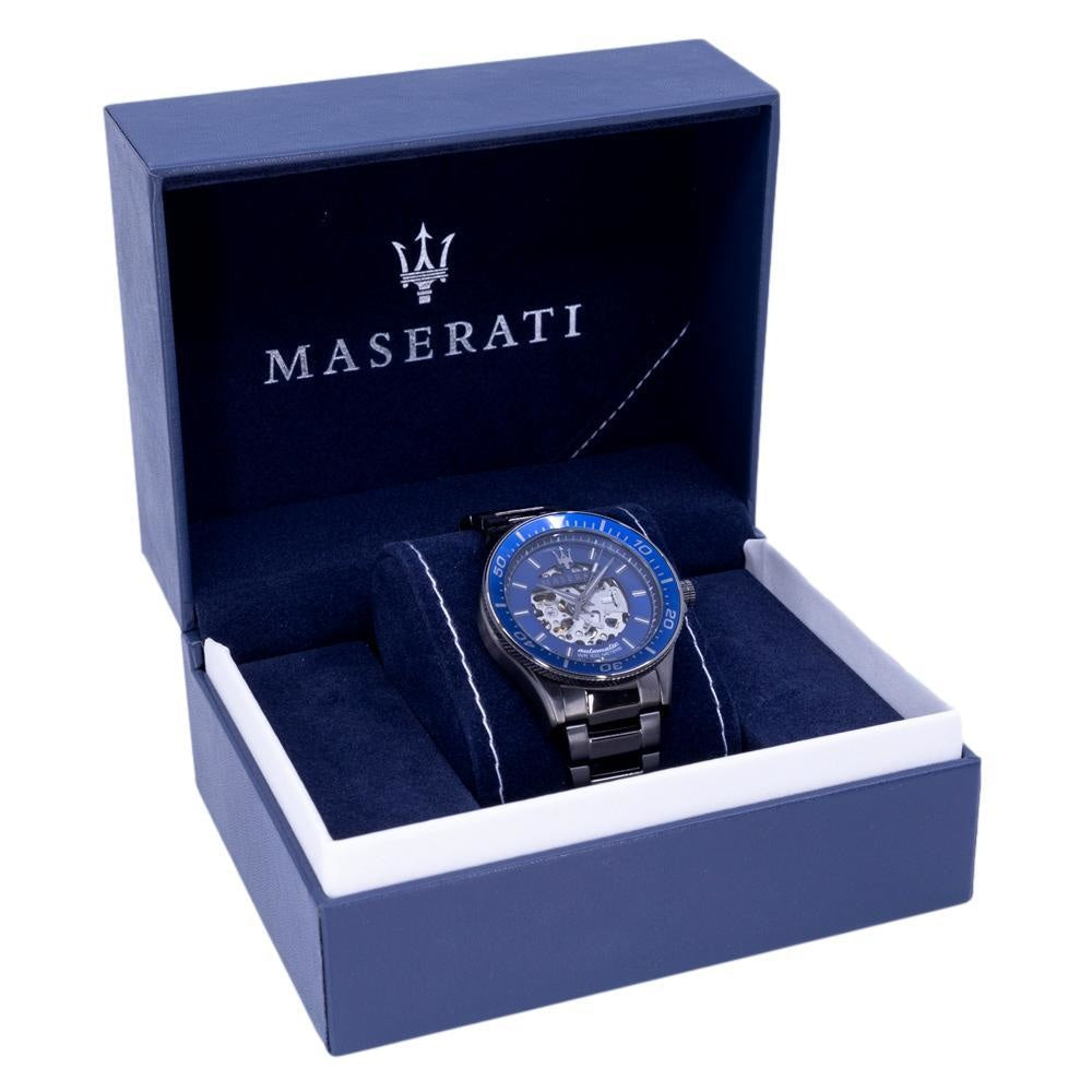 Maserati SFIDA Automatic Blue Dial 44mm Stainless Steel Watch For Men - R8823140001 Watches Maserati   