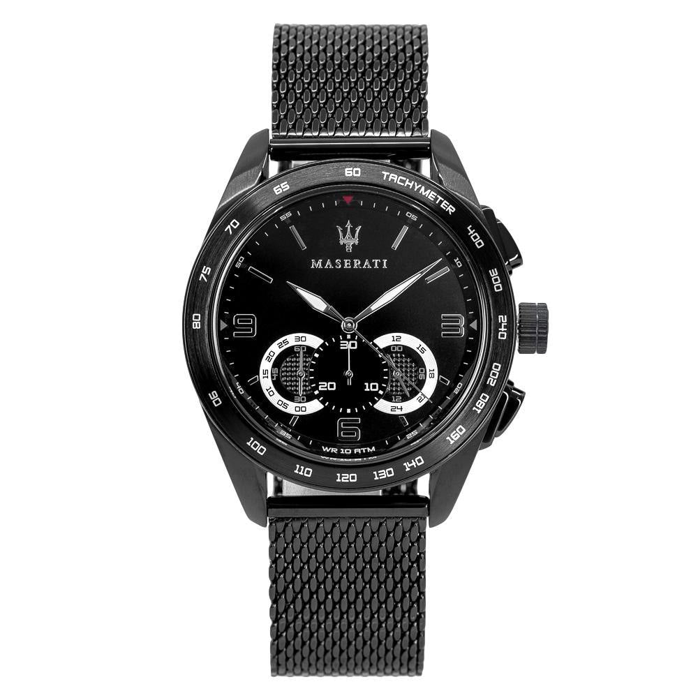 Maserati Traguardo Chronograph Quartz Black Dial Watch For Men - R8873612031 Watches Maserati   