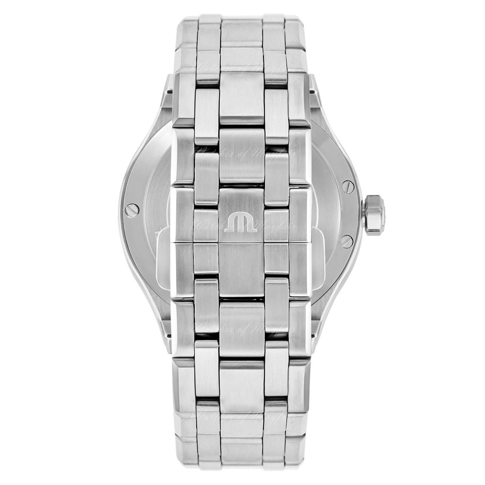 Maurice Lacroix Aikon Date Quartz Black Dial Silver Steel Strap Watch for Men - AI1108-SS002-330-1 Watches Maurice Lacroix   