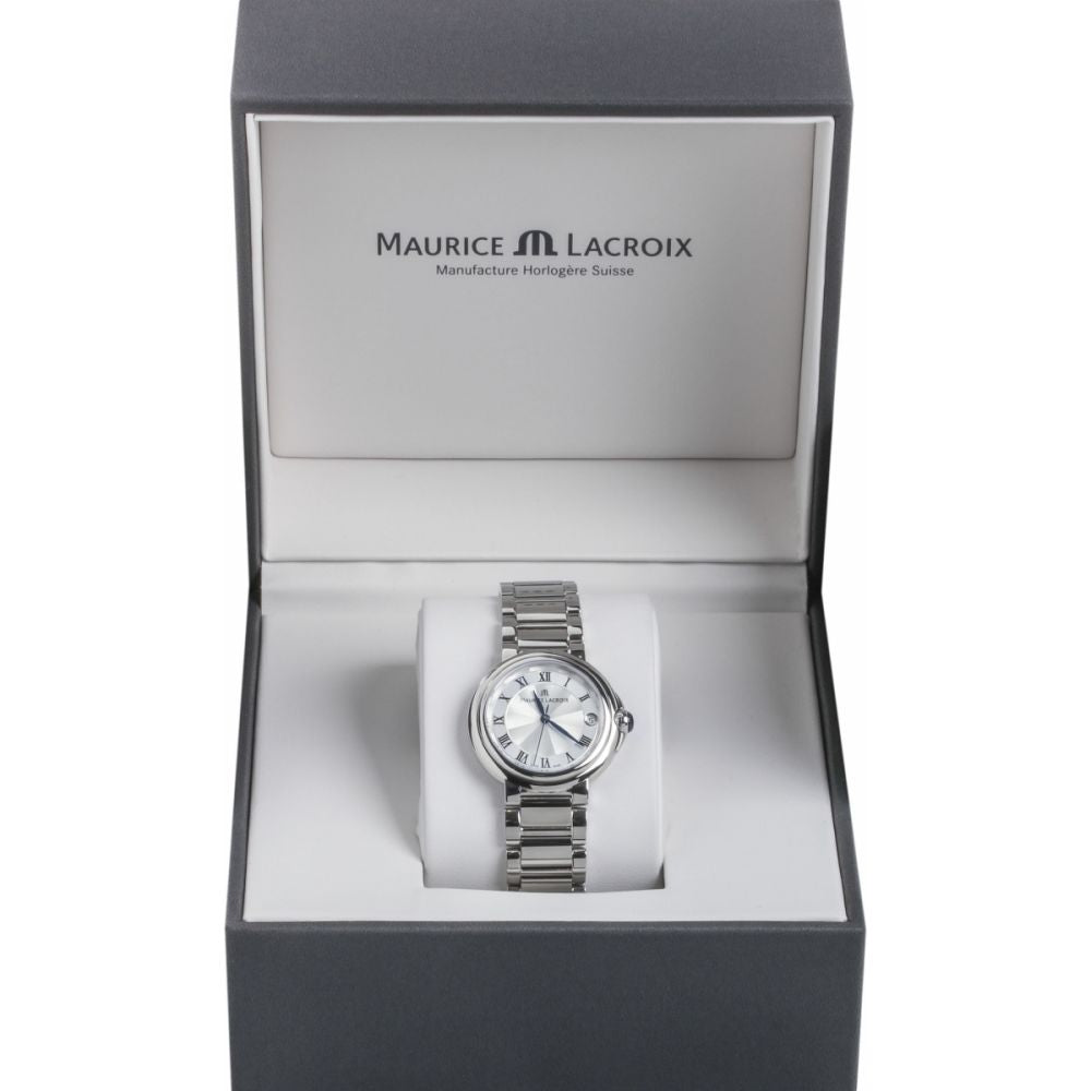 Maurice Lacroix Fiaba Silver Dial Silver Steel Strap Watch for Women - FA1004-SS002-110-1 Watches Maurice Lacroix   