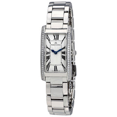 Maurice Lacroix Fiaba Diamonds White Dial Silver Steel Strap Watch for Women - FA2164-SD532-118 Watches Maurice Lacroix   