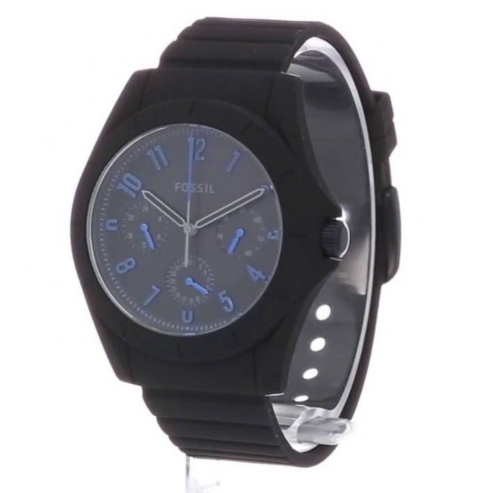 Fossil Popstastic Sport Grey Dial Grey Steel Strap Watch for Men - FS5222 Watches Fossil   