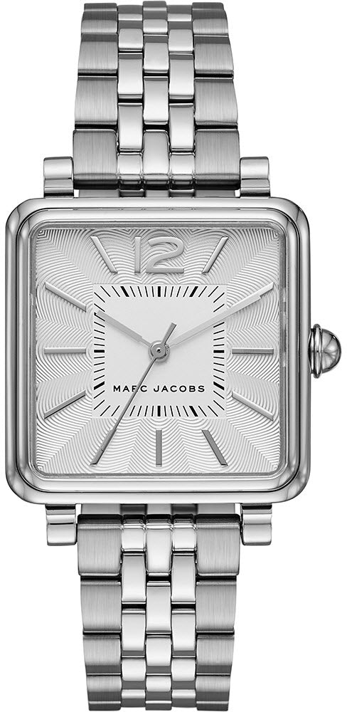 Marc Jacobs Vic Silver Dial Silver Stainless Steel Strap Watch for Women - MJ3461 Watches Marc Jacobs   