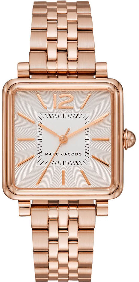 Marc Jacobs Vic White Dial Rose Gold Stainless Steel Strap Watch for Women - MJ3514 Watches Marc Jacobs   