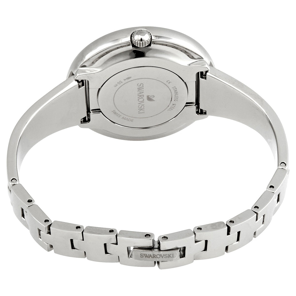 Swarovski Crystalline Pure Silver Dial Silver Steel Strap Watch for Women - 5269256 Watches Swarovski   