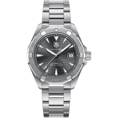 Tag Heuer Aquaracer Automatic 41mm Anthracite Dial Silver Steel Strap Watch for Men - WAY2113.BA0928 Watches Tag Heuer   