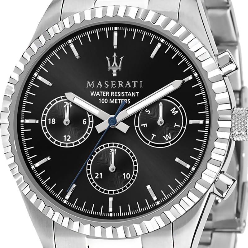 Maserati Competizione Chronograph Quartz Black Dial Watch For Men - R8853100023 Watches Maserati   