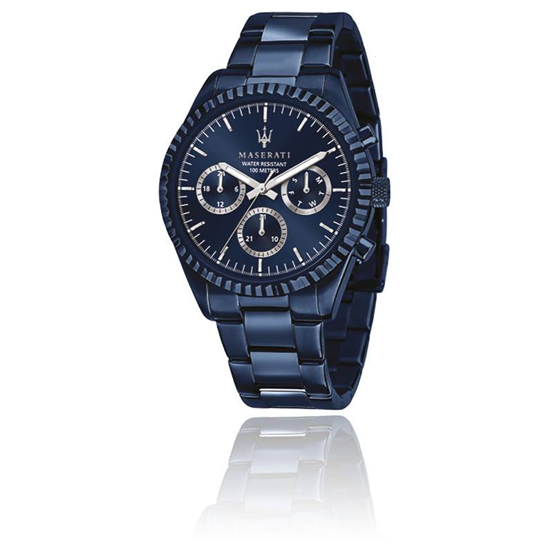 Maserati Blue Edition Collection 43m Blue Dial Stainless Steel Watch For Men - R8853100025 Watches Maserati   