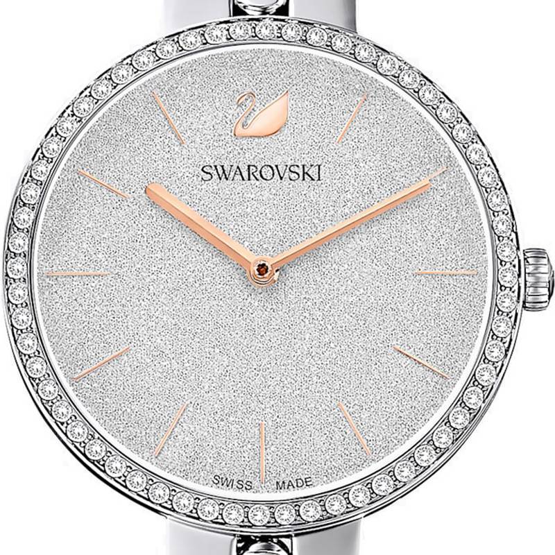 Swarovski Cosmopolitan Diamond Powder Silver Dial Silver Steel Strap Watch for Women - 5517807 Watches Swarovski   