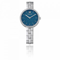 Swarovski Cosmopolitan Blue Dial Silver Steel Strap Watch for Women - 5517790 Watches Swarovski   