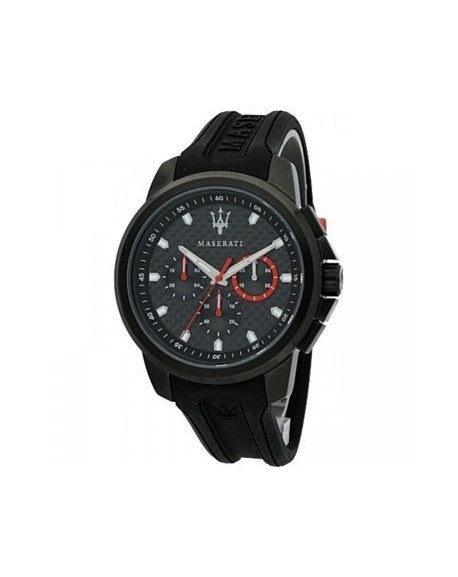 Maserati SFIDA Chronograph Quartz Stainless Steel Black Dial Watch For Men - R8851123007 Watches Maserati   