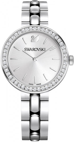 Swarovski Daytime Crystal Silver Dial Silver Steel Strap Watch for Women - 5095600 Watches Swarovski   