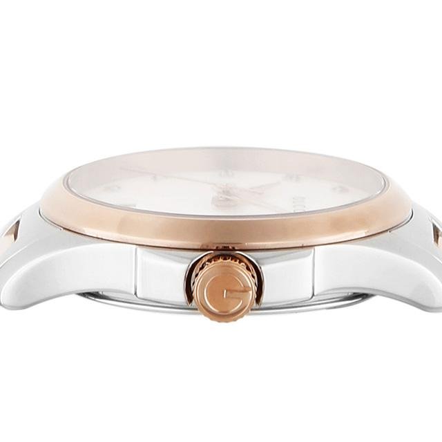 Gucci G Timeless Mother of Pearl Dial Two Tone Steel Strap Watch For Women - YA126544 Watches Gucci   