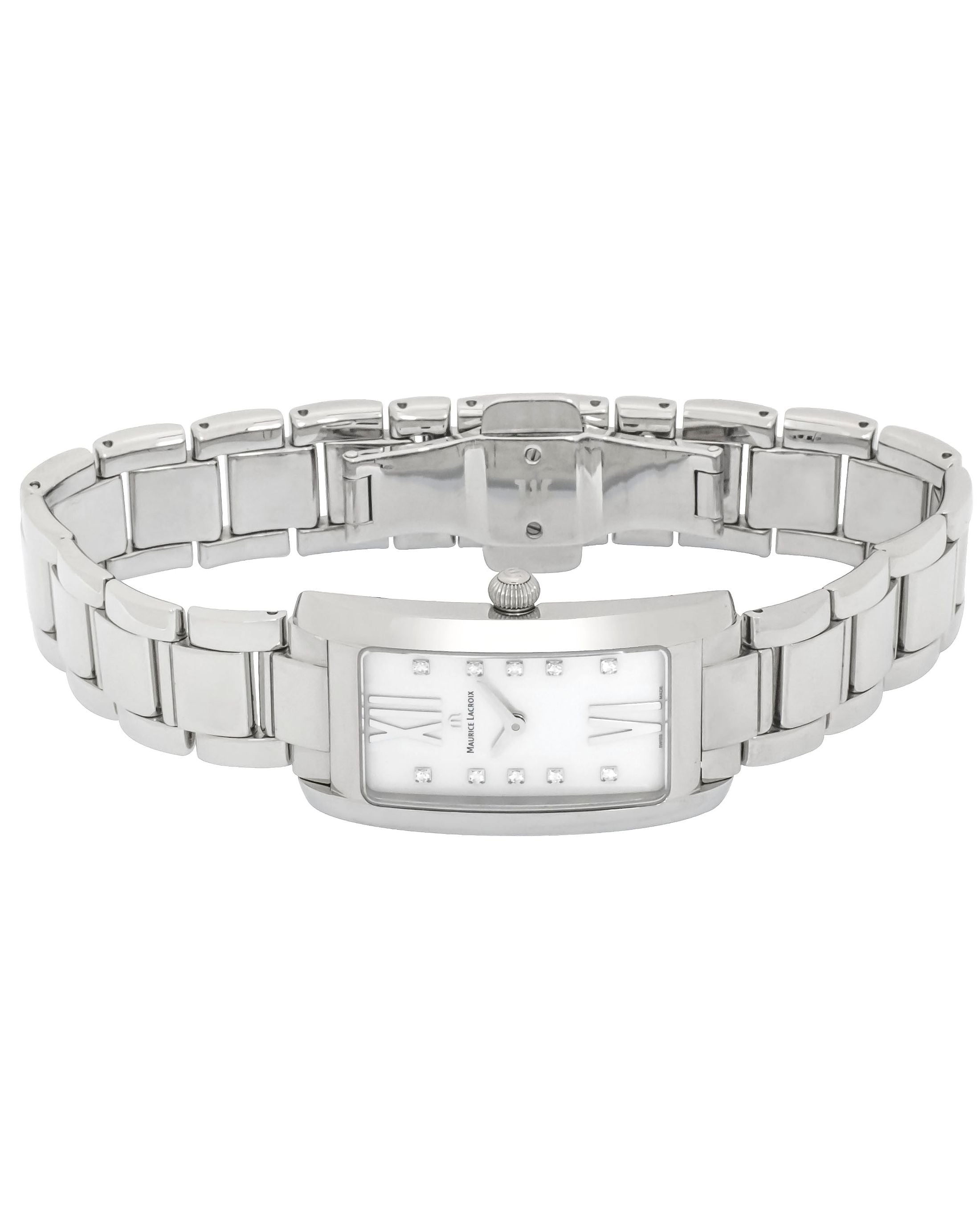 Maurice Lacroix Fiaba Mother of Pearl Dial Silver Steel Strap Watch for Women - FA2164-SS002-170 Watches Maurice Lacroix   