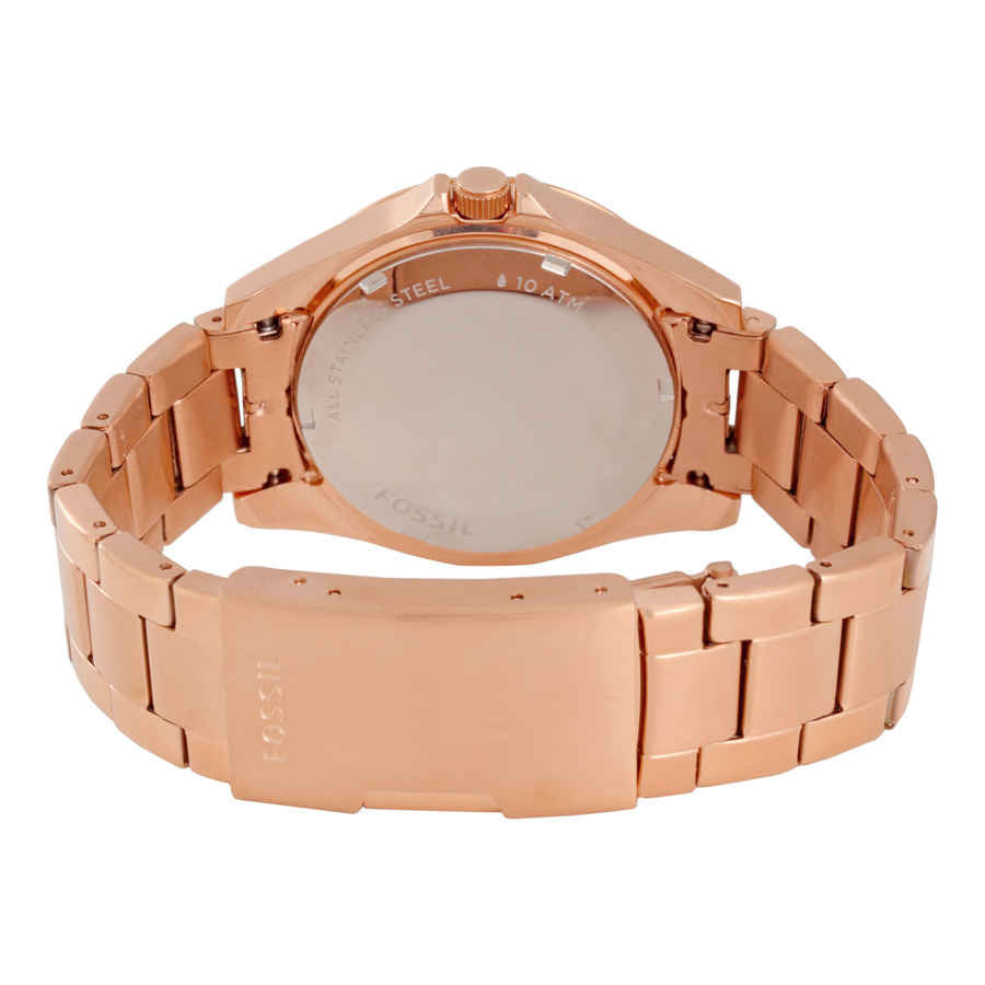 Fossil Riley Multifunction Rose Gold Dial Rose Gold Steel Strap Watch for Women - ES2811 Watches Fossil   