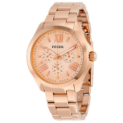 Fossil Cecile Rose Gold Dial Rose Gold Steel Strap Watch for Women - AM4511 Watches Fossil   