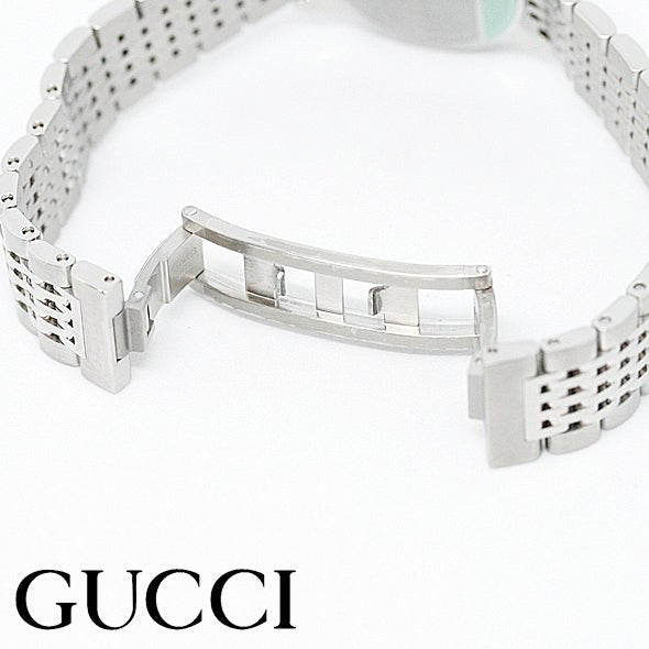 Gucci G Timeless Diamonds Mother of Pearl Dial Silver Steel Strap Watch For Women - YA126504 Watches Gucci   