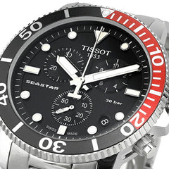 Tissot Seaster 1000 Chronograph Quartz Stainless Steel Watch For Men - T120.417.11.051.01 Watches Tissot   