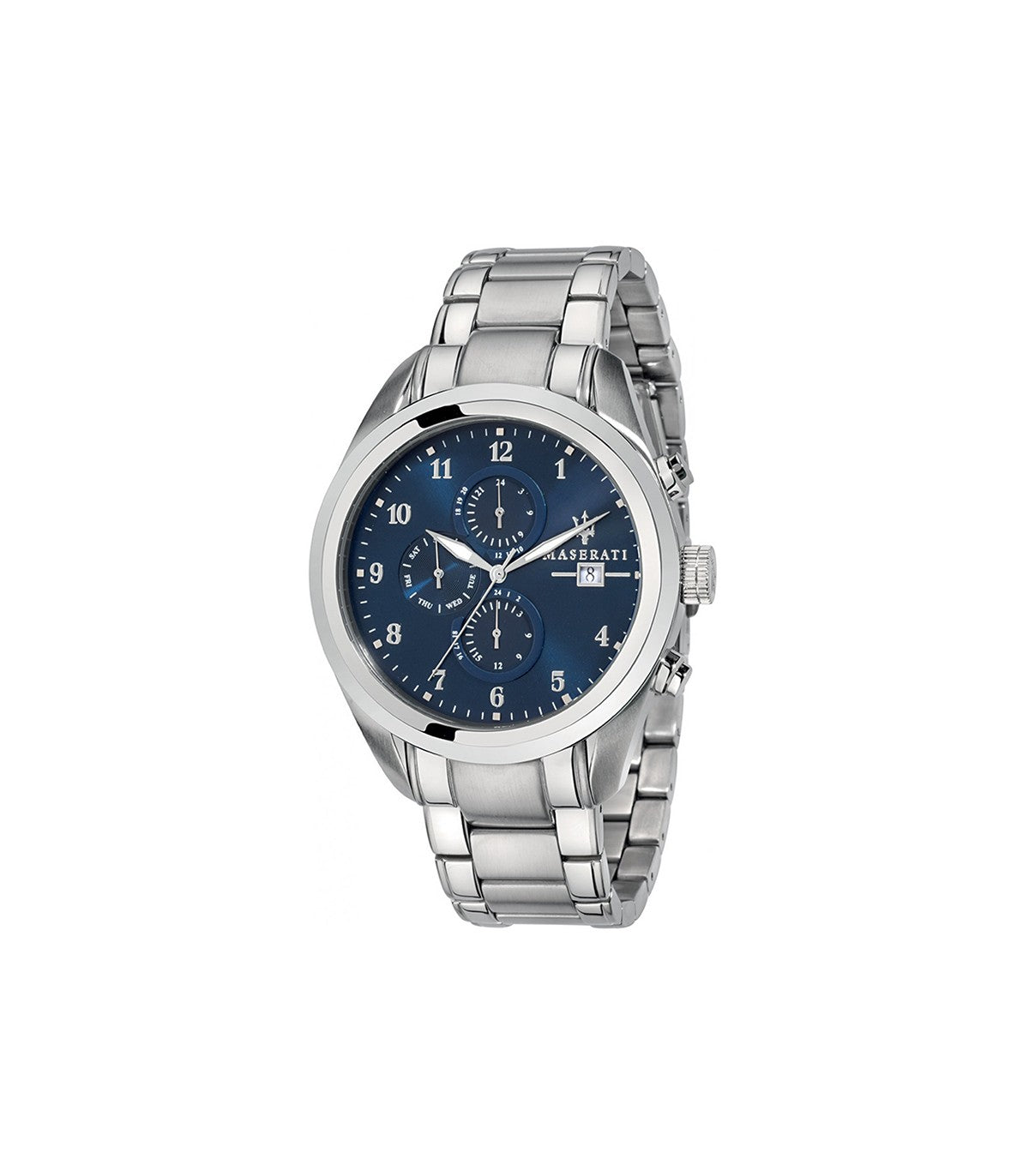 Maserati Traguardo Blue Dial 45mm Stainless Steel Watch For Men - R8853112505 Watches Maserati   