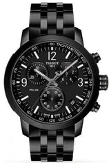 Tissot PRC 200 Chronograph Black Dial Black Stainless Steel Watch For Men - T114.417.33.057.00 Watches Tissot   