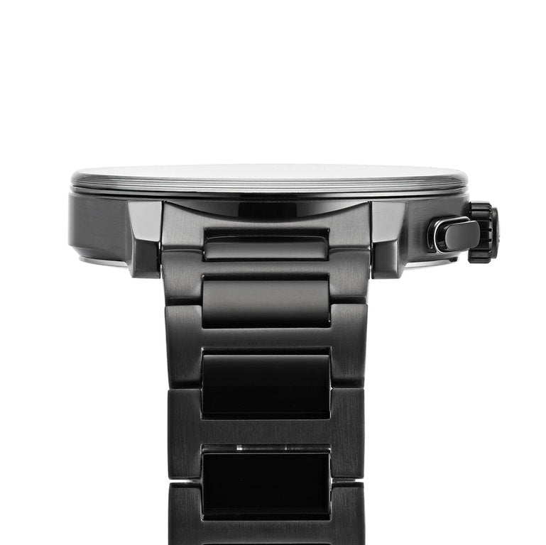 Hugo Boss Peak Black Dial Black Steel Strap Watch for Men - 1513814 Watches Hugo Boss   