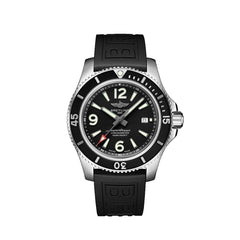 Breitling Superocean Automatic 46mm Black Dial Black Rubber Strap Watch for Men - M17368B71B1S1 Watches Breitling   