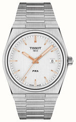 Tissot PRX 40mm Quartz Silver Dial Stainless Steel Strap Watch for Men - T137.410.11.031.00 Watches Tissot   