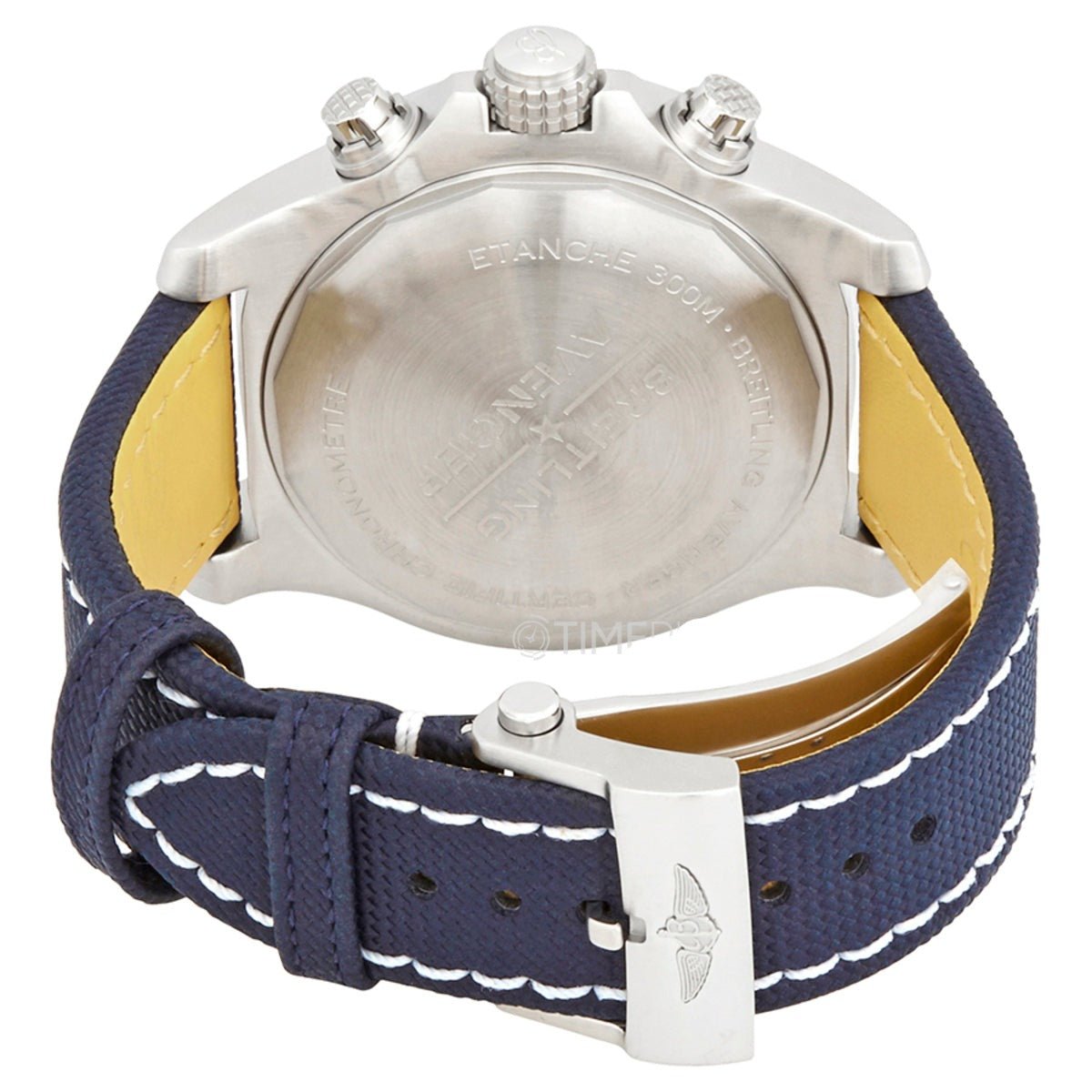 Breitling Avenger Chronograph 45mm Blue Dial Blue Calfskin Strap Watch for Men - A13317101C1X2 Watches Breitling   