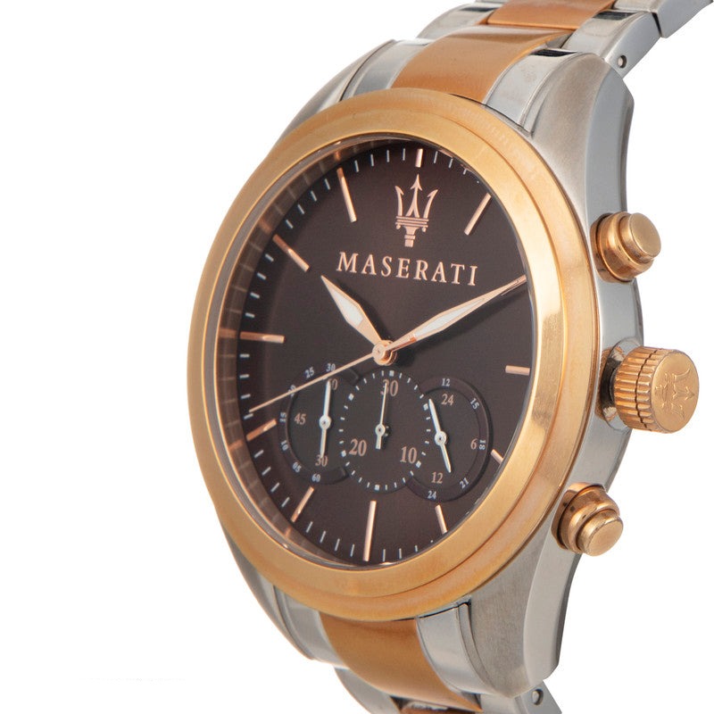 Maserati Traguardo Chronograph 45mm Brown Dial Men's Watch - R8873612003 Watches Maserati   