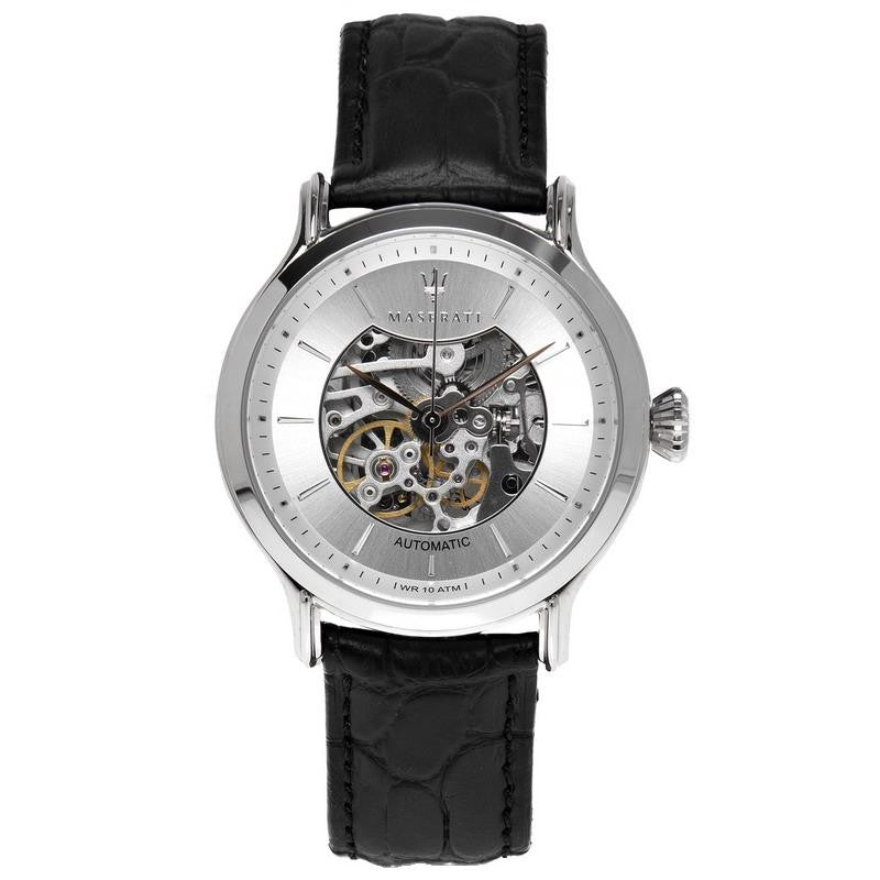 Maserati Epoca Automatic Skeleton Mechanical Silver Dial Watch For Men - R8821118003 Watches Maserati   