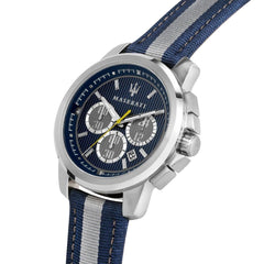 Maserati Royale 44mm Stainless Steel Fiber Strap Watch For Men - R8871637001 Watches Maserati   