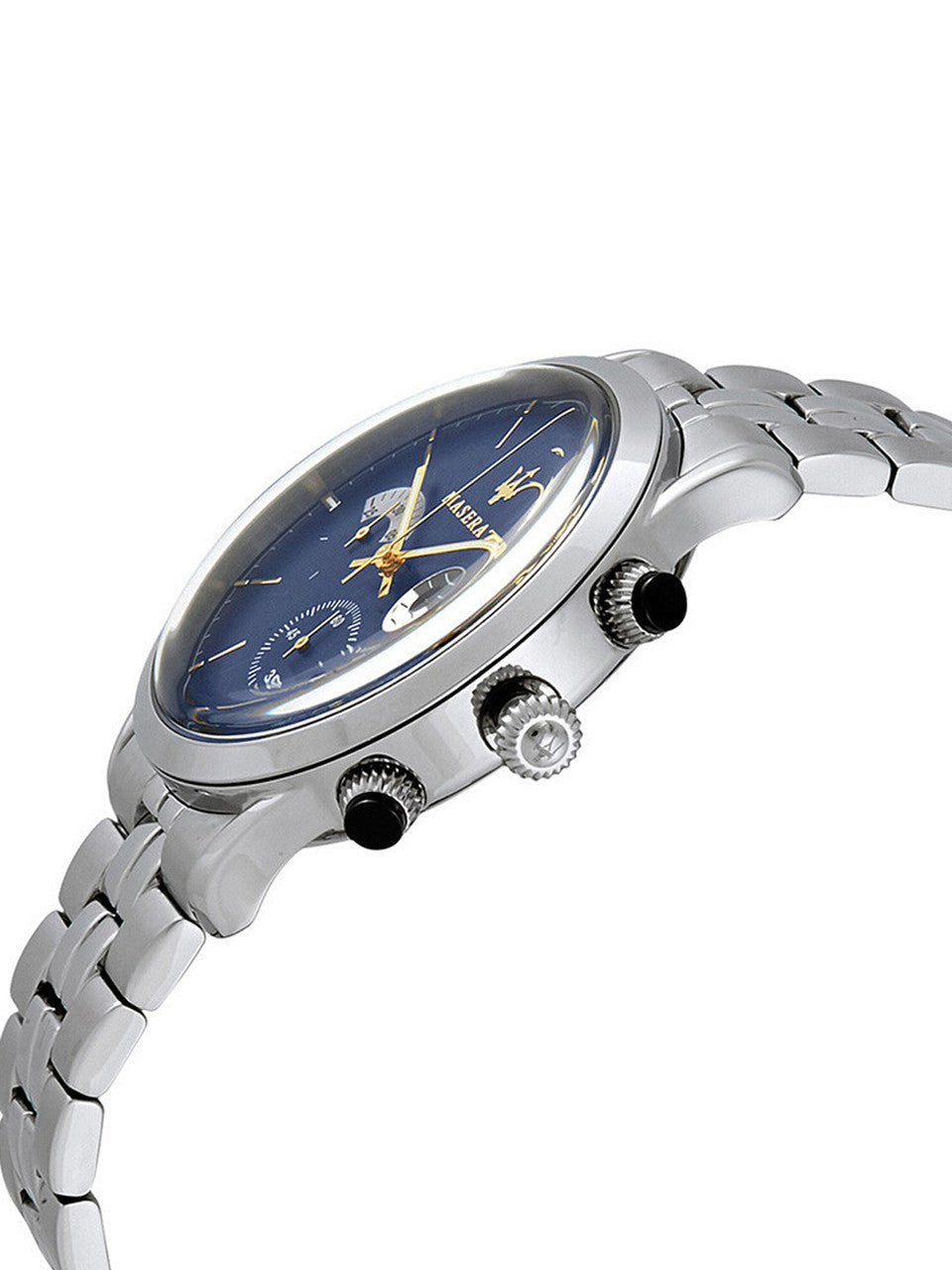 Maserati Ricordo Chronograph Blue Dial Stainless Steel 42mm Watch For Men - R8873633001 Watches Maserati   