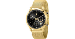 Maserati Ricordo Chronograph Black Dial Stainless Steel Mesh Bracelet Watch For Men - R8873633003 Watches Maserati   