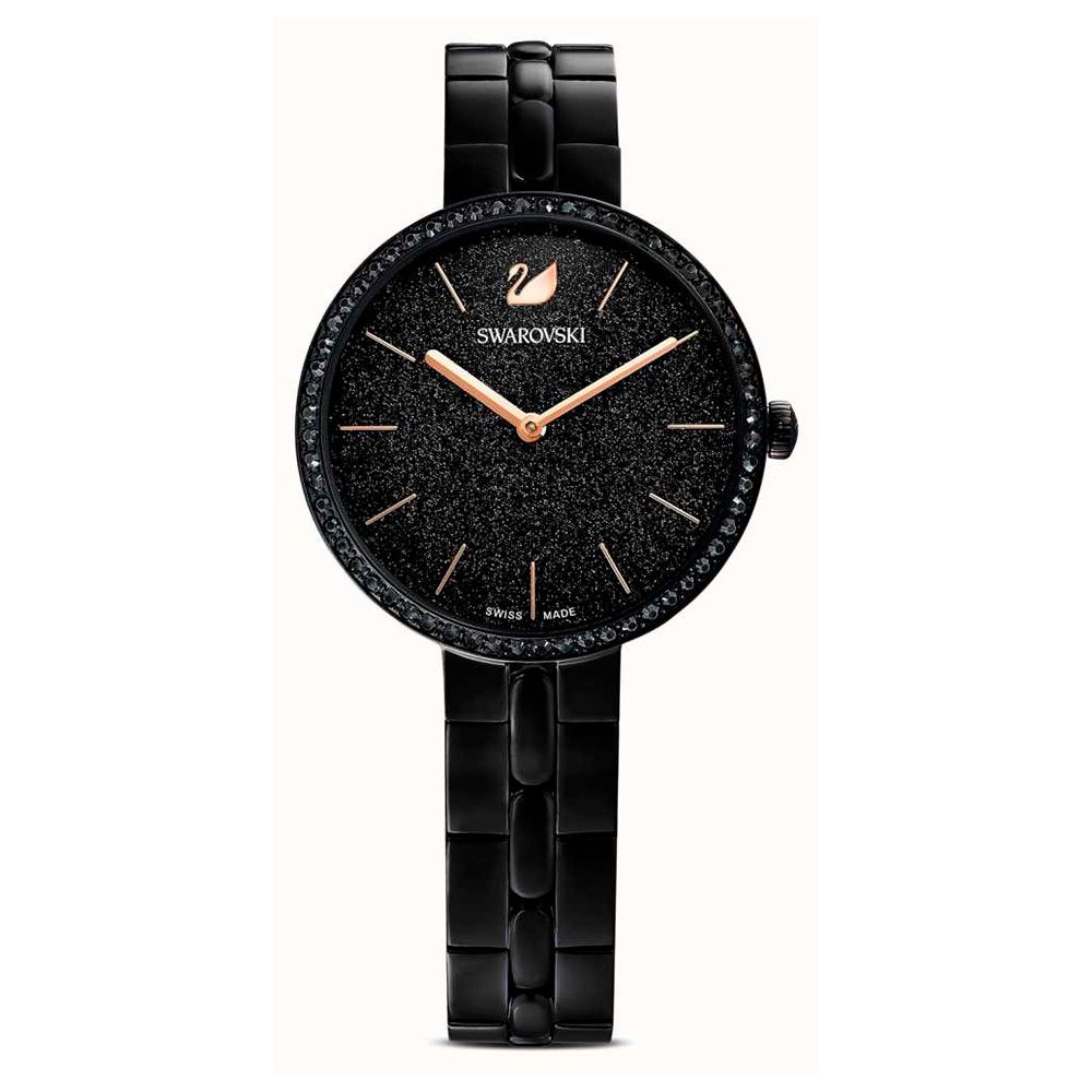 Swarovski Cosmopolitan PVD Black Dial Black Steel Strap Watch for Women - 5547646 Watches Swarovski   