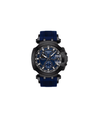 Tissot T Race Chronograph 42mm Blue Dial Blue Silicon Strap Watch For Men - T115.417.37.041.00 Watches Tissot   