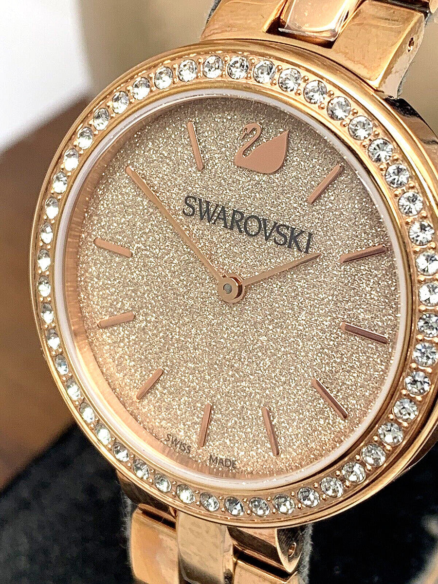 Swarovski Daytime Analog Gold Dial Gold Steel Strap Watch for Women - 5182231 Watches Swarovski   