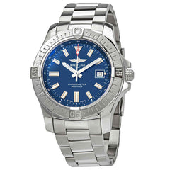 Breitling Avenger Automatic 43mm Blue Dial Silver Steel Strap Watch for Men - A17318101C1A1 Watches Breitling   