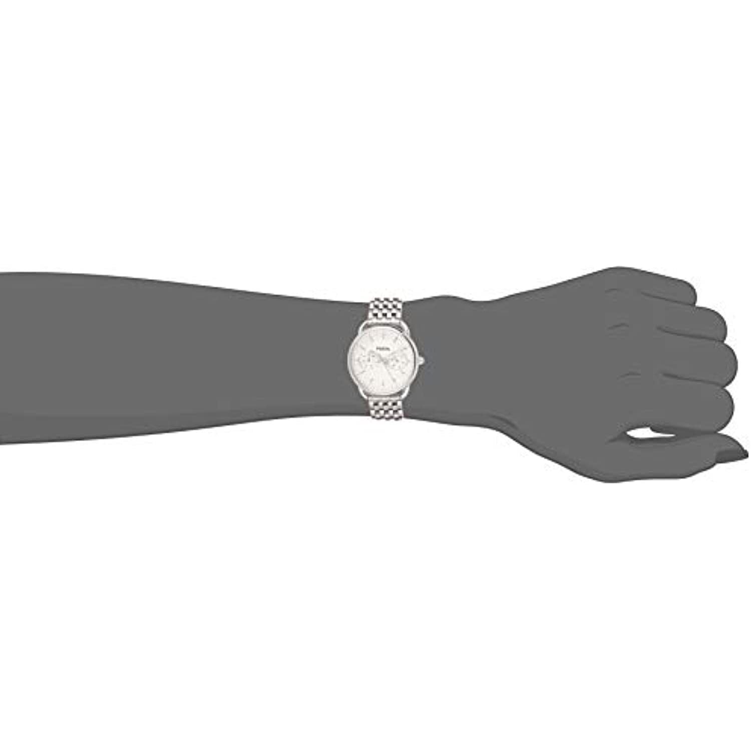 Fossil Tailor Silver Dial Silver Stainless Steel Strap Watch for Women - ES3712 Watches Fossil   