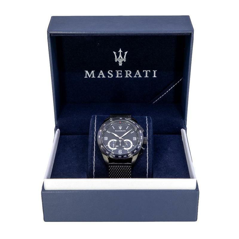 Maserati Traguardo Chronograph Quartz Black Dial Watch For Men - R8873612031 Watches Maserati   