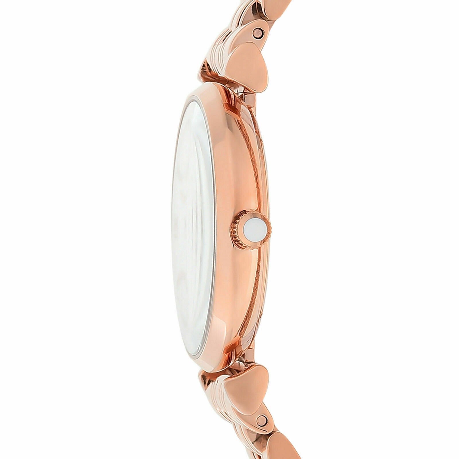 Emporio Armani Mother of Pearl Dial Rose Gold Stainless Steel Watch For Women - AR11110 Watches Emporio Armani   