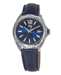 Tag Heuer Formula 1 Quartz 35mm Blue Dial Blue Leather Strap Watch for Women - WBJ1312.FC8231 Watches Tag Heuer   